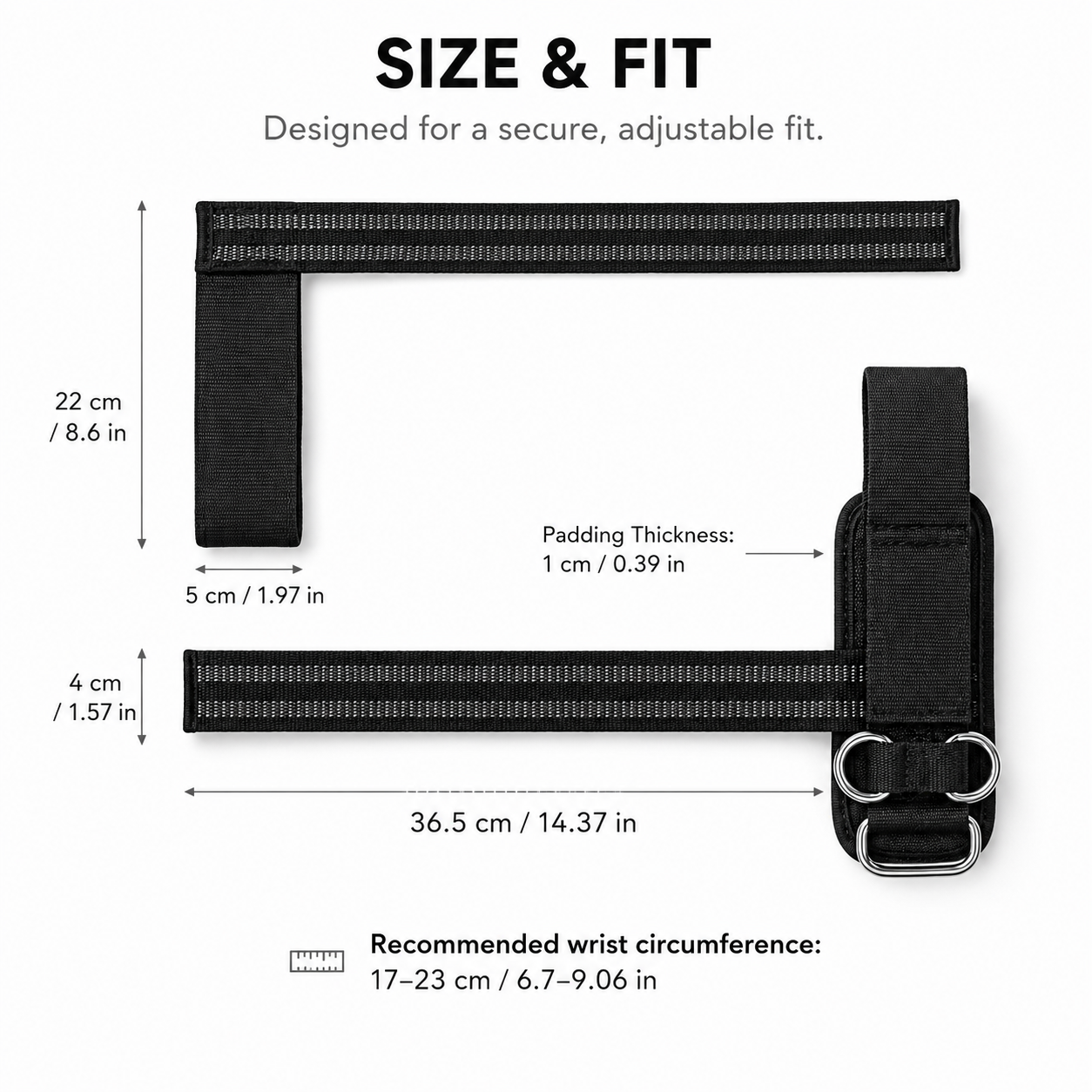Heavy-Duty Lifting Straps – Enhanced Grip Support